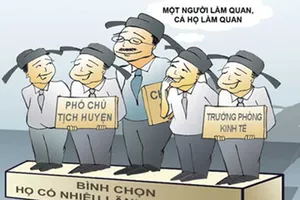 9 tỉnh, 58 cán bộ thuộc dạng ‘cả nhà làm quan’