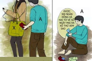 Tình huống kỳ 29: Móc túi được tờ vé số trúng thưởng 