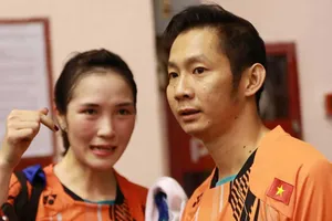 Vợ chồng Tiến Minh cùng vị trí hạt giống số 1