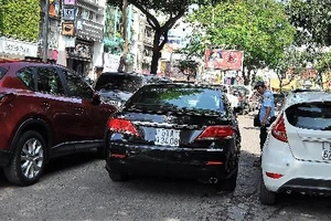 Thí điểm tìm chỗ giữ xe qua ĐT thông minh