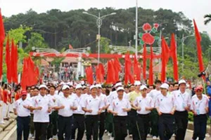 Ngày chạy Olympic vì sức khỏe toàn dân 