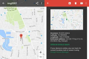 Cách chụp ảnh và xác định vị trí kẻ trộm smartphone 