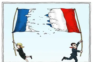 Macron chiếm ưu thế 