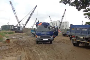 Đóng toàn bộ các bến sông bán vật liệu ở quận 12 