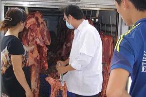 Hết nỗi lo không ai cấp giấy kiểm dịch thịt