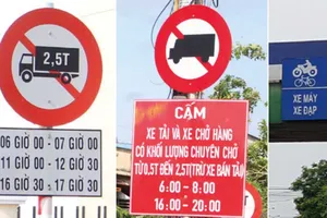 Tổng cục Đường bộ nói về biển giao thông lộn xộn 