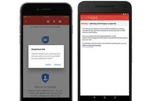 Gmail tự động cảnh báo liên kết lừa đảo