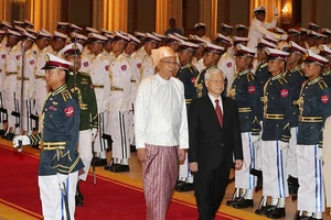 Tổng Bí thư Nguyễn Phú Trọng thăm cấp nhà nước Myanmar