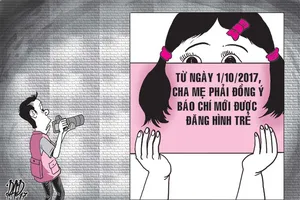 Cha mẹ đồng ý, báo chí mới được đăng hình trẻ