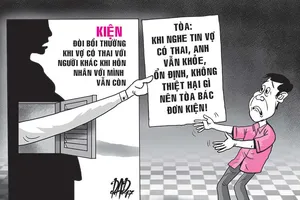 Đòi vợ bồi thường vì có thai với người khác