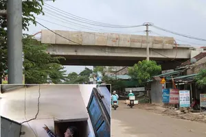 Cao tốc thi công, dân nơm nớp lo nhà sập 