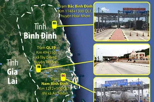 Kiến nghị giảm phí 3 trạm BOT ở Bình Định