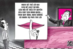 Tòa từ chối trả lời luật sư, được không?