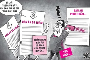 Đề nghị giám đốc thẩm vụ để lọt kháng nghị