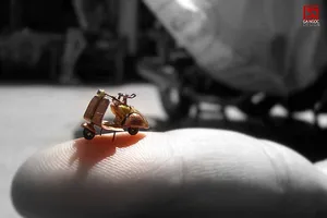 Người ‘phù phép’ cho điêu khắc siêu nhỏ