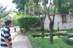 Bức xúc vì đất công viên bị chiếm dụng
