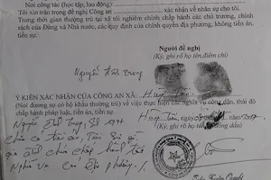 Nợ tiền quyên góp và tấm lý lịch bị ‘phê xấu’