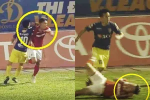 Cái chỏ phản cảm của Văn Quyết