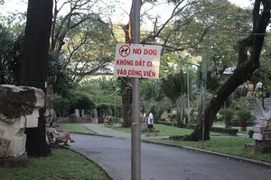 ‘Lệnh cấm’ đáng hoan nghênh ở Công viên Tao Đàn