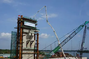 Dự án ngăn triều 10.000 tỉ không còn thi công xuyên Tết