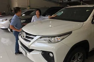 Khan hiếm ô tô cho thuê đi chơi Tết