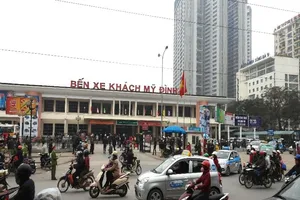 Cấm dừng, đỗ ở nhiều tuyến đường quanh Bến xe Mỹ Đình