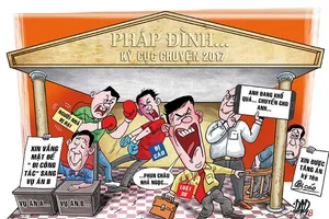Pháp đình… kỳ cục chuyện 2017