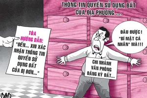 Thông tin đất là ‘bí mật cá nhân’?
