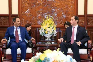 Chủ tịch nước Trần Đại Quang tiếp đại sứ UAE