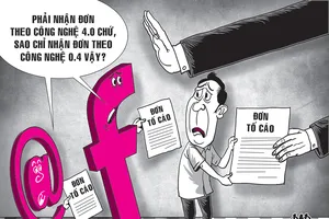 Sao không cho tố cáo bằng Facebook?