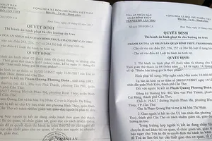 1 năm bị cáo 2 lần nhận án treo của 2 tòa