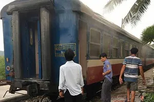 Hành khách trên tàu lửa bốc cháy đều an toàn