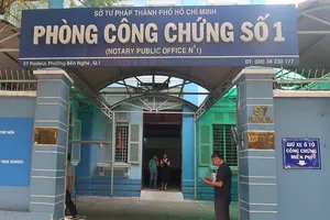 Sở Tư pháp TP.HCM nhận hồ sơ thành lập 13 văn phòng công chứng