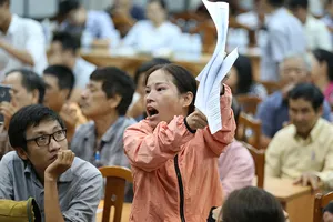 Chiều nay, Bí thư Nguyễn Thiện Nhân gặp bà con Thủ Thiêm