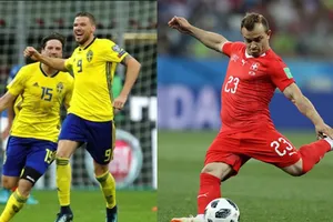 Thụy Điển-Thụy Sĩ: Thụy Sĩ sẽ thắng cách biệt 1 bàn