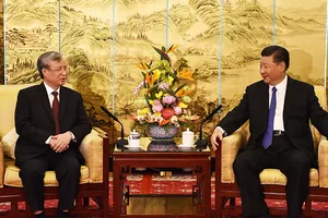 Chủ tịch TQ tiếp thường trực Ban bí thư Trần Quốc Vượng