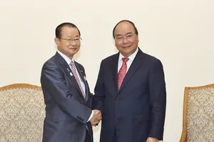 Thủ tướng tiếp đoàn nghiên cứu của Hạ viện Nhật Bản