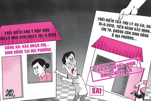 Chồng ly hôn vợ giấu địa chỉ, tòa xử sao?