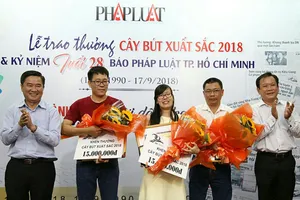 Trao giải 3 cây bút xuất sắc 2018 của báo Pháp Luật TP.HCM