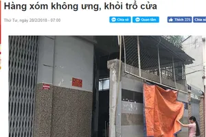 Gỡ vướng cho người dân khi trổ cửa