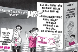 Bị lừa, công chứng viên kiện khách hàng ra tòa