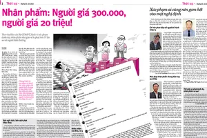 Xúc phạm nhân phẩm: Phải thống nhất mức xử phạt!