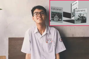 Học sinh lớp 12 thiết kế sách lịch sử