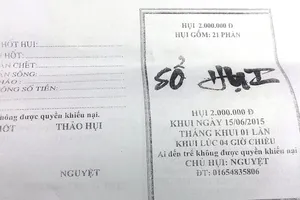 Khống chế mức hụi, mức lãi