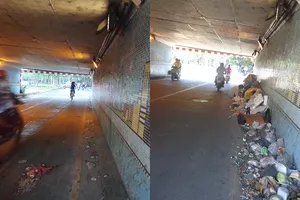 Dạ cầu Kiệu đã sạch rác