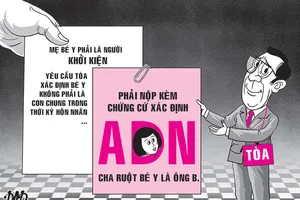 Đẻ con lúc ở với chồng cũ, chồng mới nhận cha, tính sao?