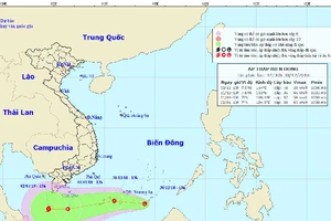Xuất hiện vùng áp thấp có khả năng mạnh thành bão