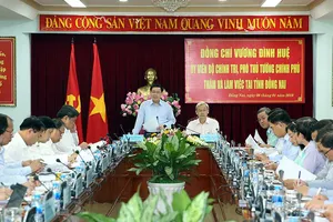 Phó Thủ tướng làm việc với tỉnh Đồng Nai