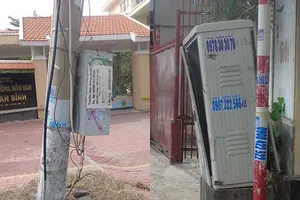 Đã thay mới tủ điện ‘nguy hiểm chết người’