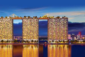 Dự án công trình xanh đầu tiên tại Việt Nam cất nóc